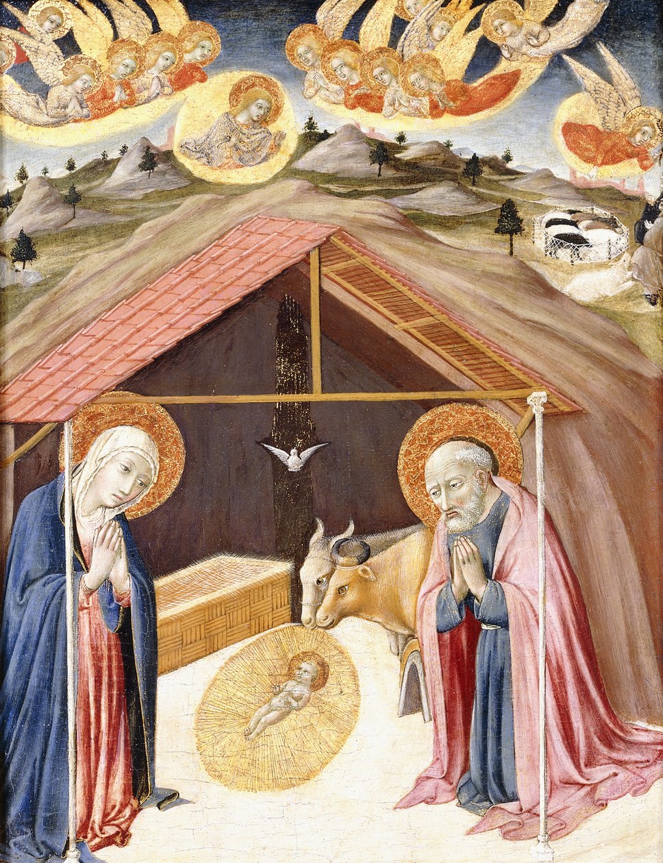 Narodzenie Chrystusa, autorstwa Sano di Pietro