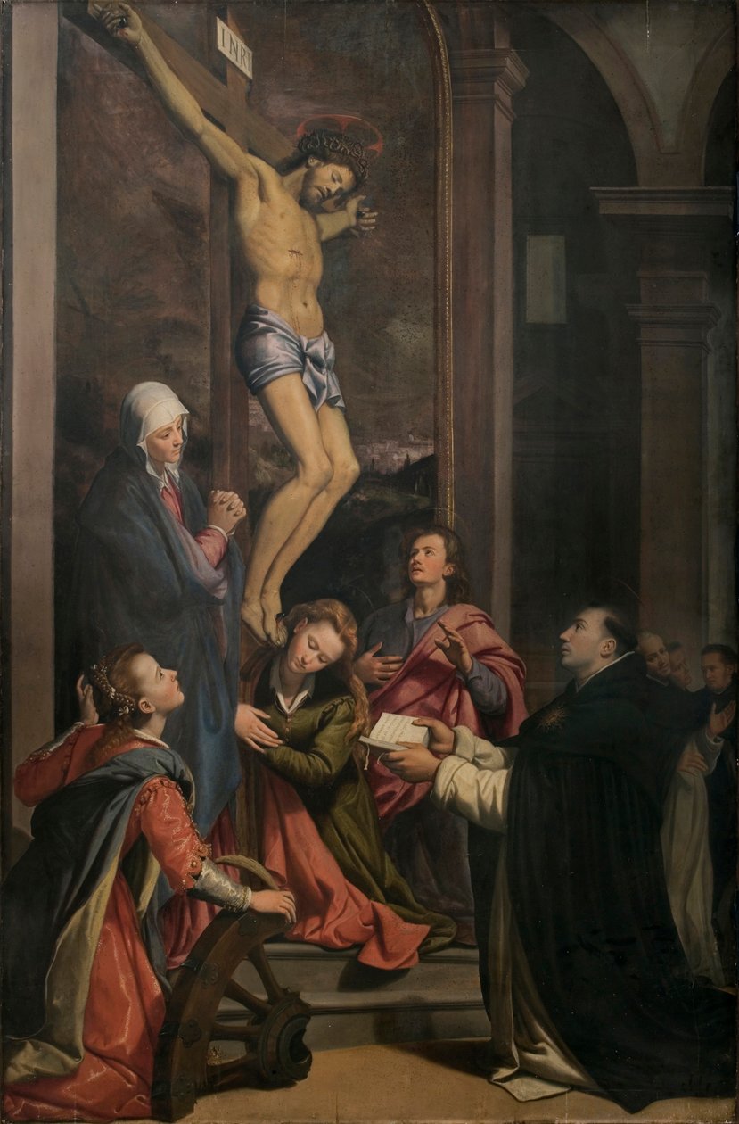 Wizja św. Tomasza z Akwinu, 1593. autorstwa Santi di Tito