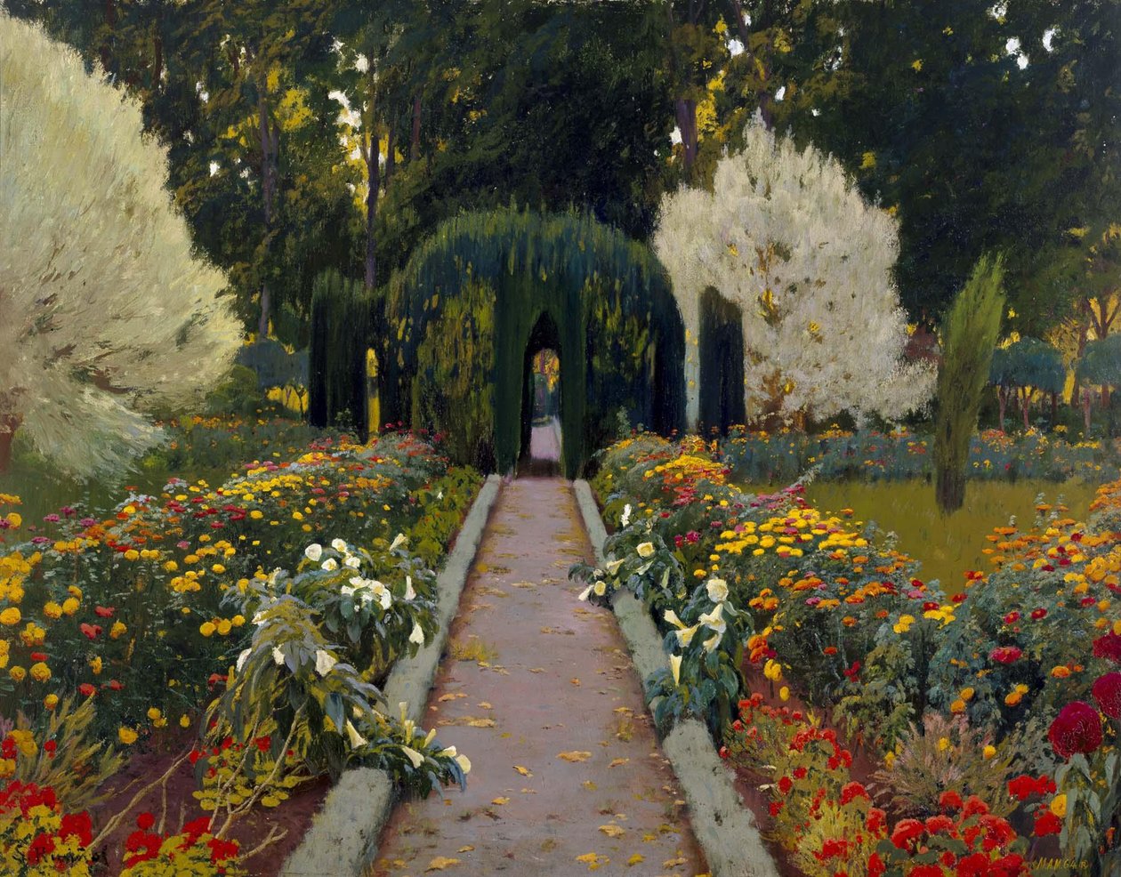 Ogród Aranjuez. Rondo II autorstwa Santiago Rusiñol