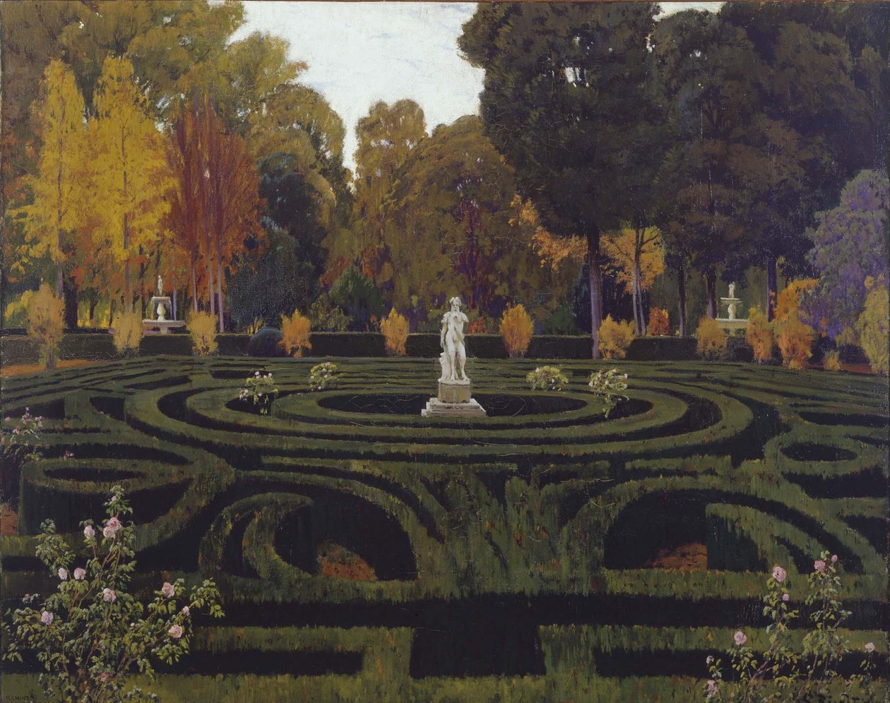 Stary Faun autorstwa Santiago Rusiñol