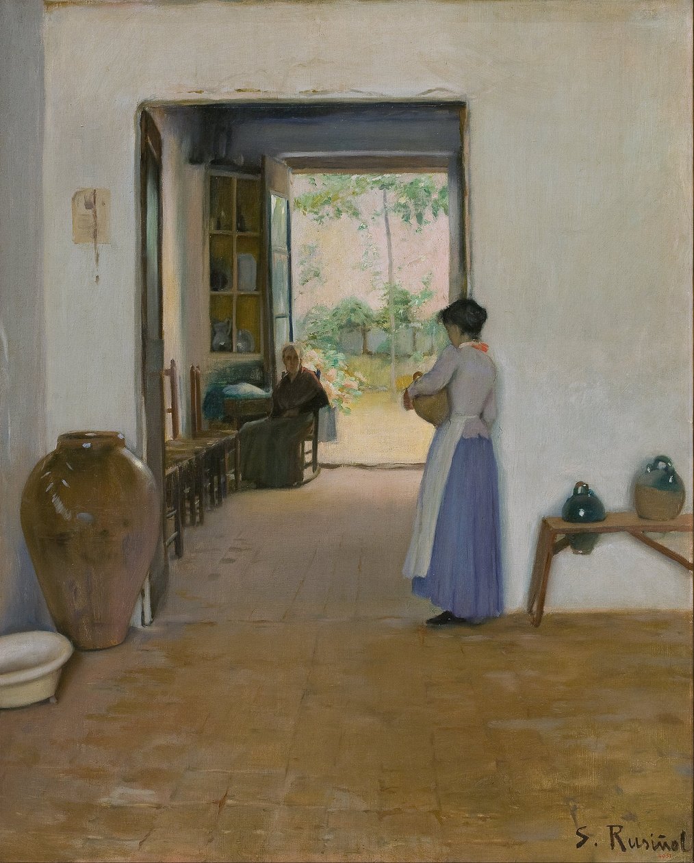 Sitges Wnętrze autorstwa Santiago Rusiñol