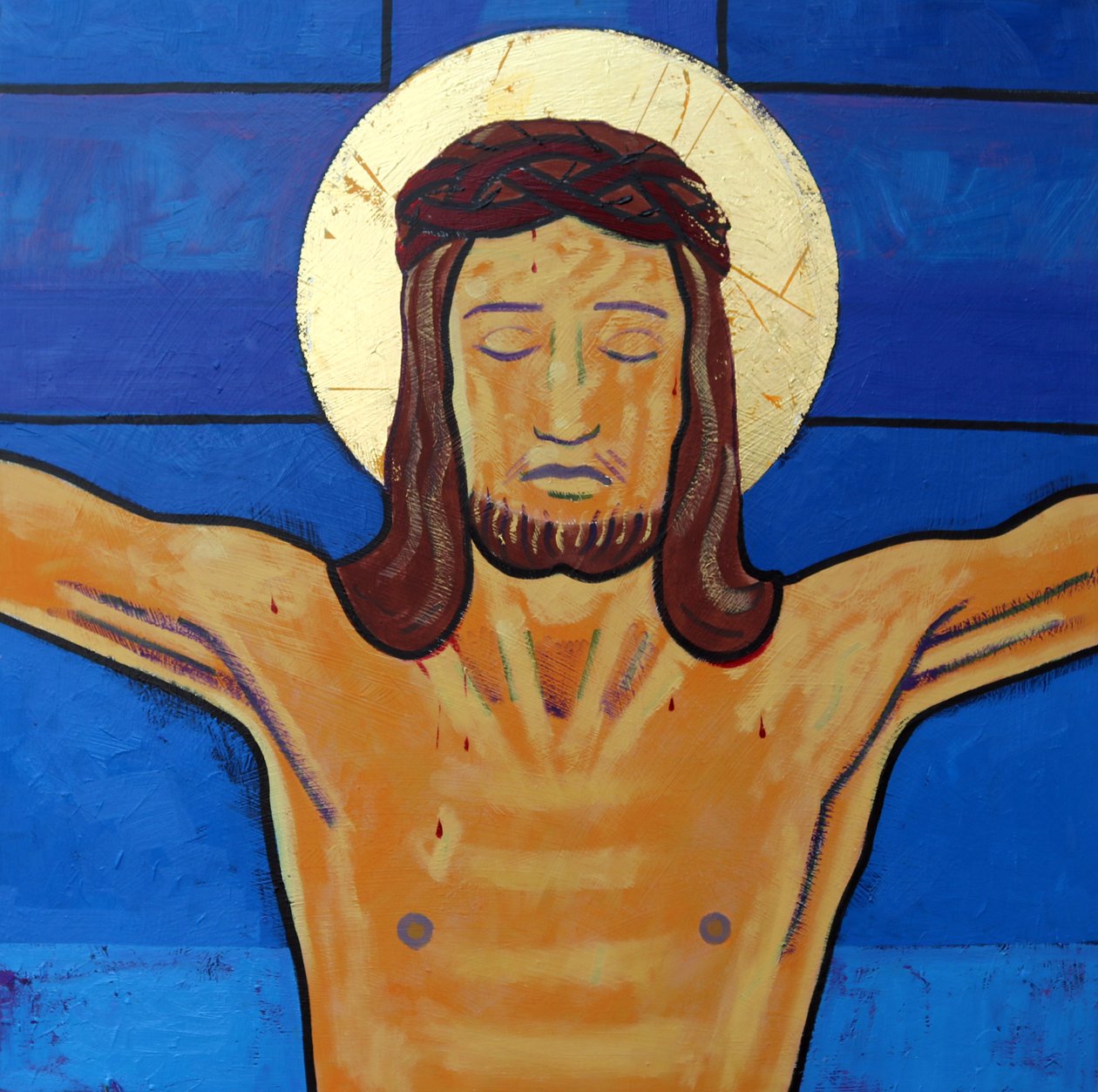 Jezus umiera na krzyżu autorstwa Sara Hayward