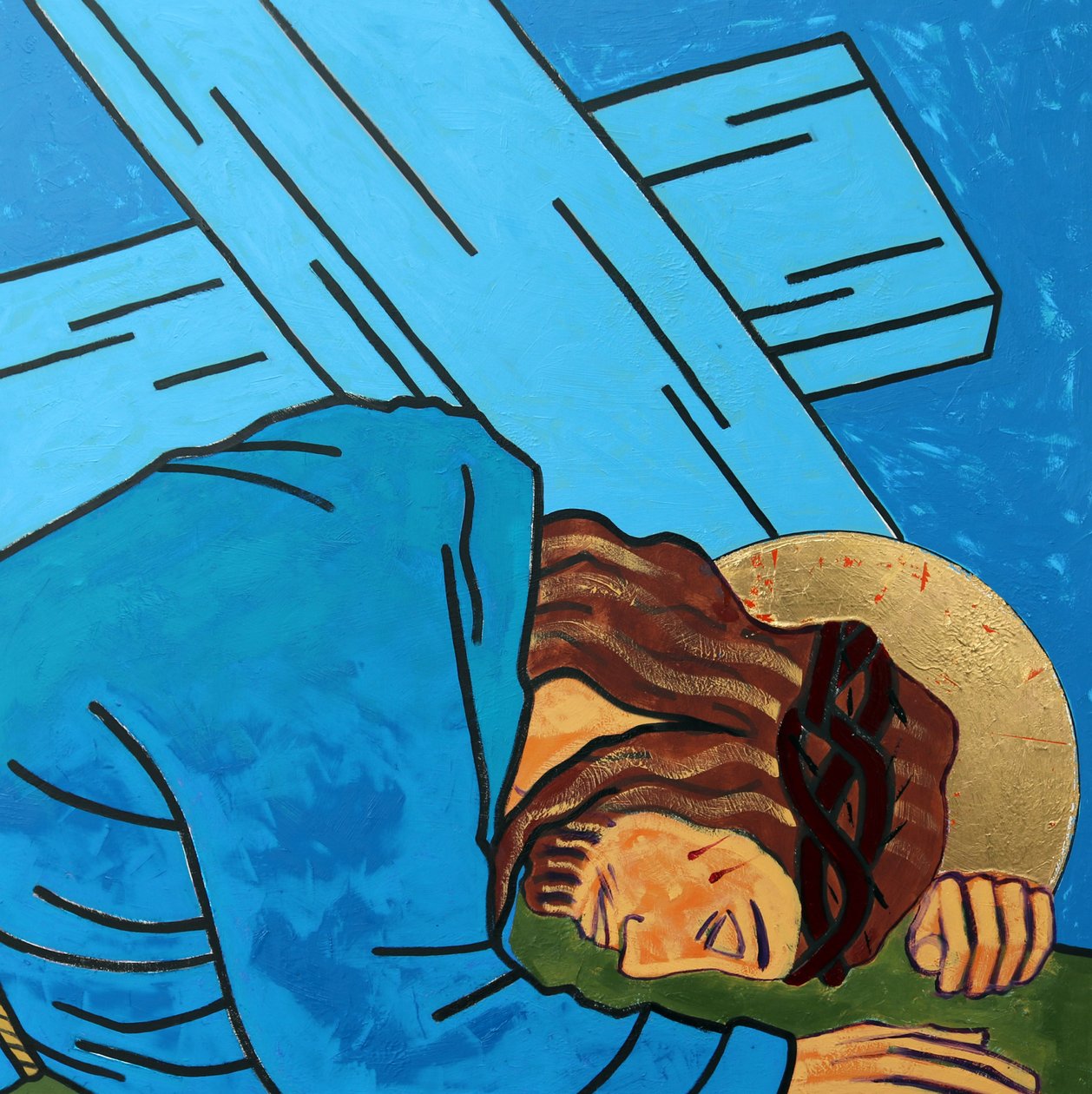 Jezus upada autorstwa Sara Hayward