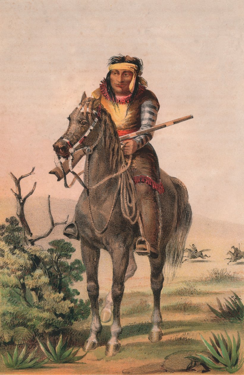 Lipan-Wojownik, c1857. autorstwa Sarony and Co
