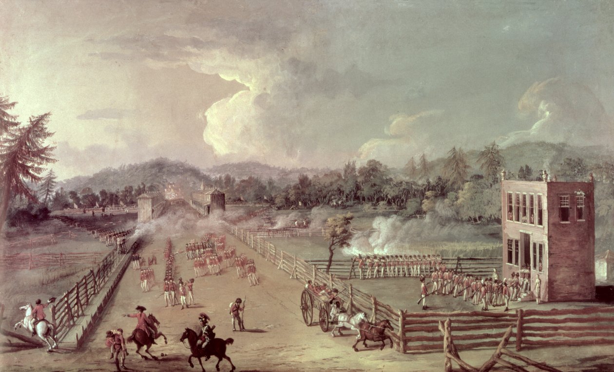 Bitwa pod Germantown, 4 października 1777 autorstwa Saviero Xavier della Gatta