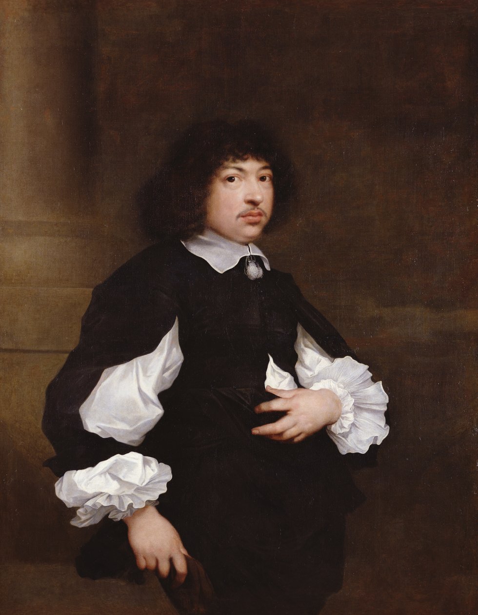 Portret mężczyzny autorstwa Sébastien Bourdon