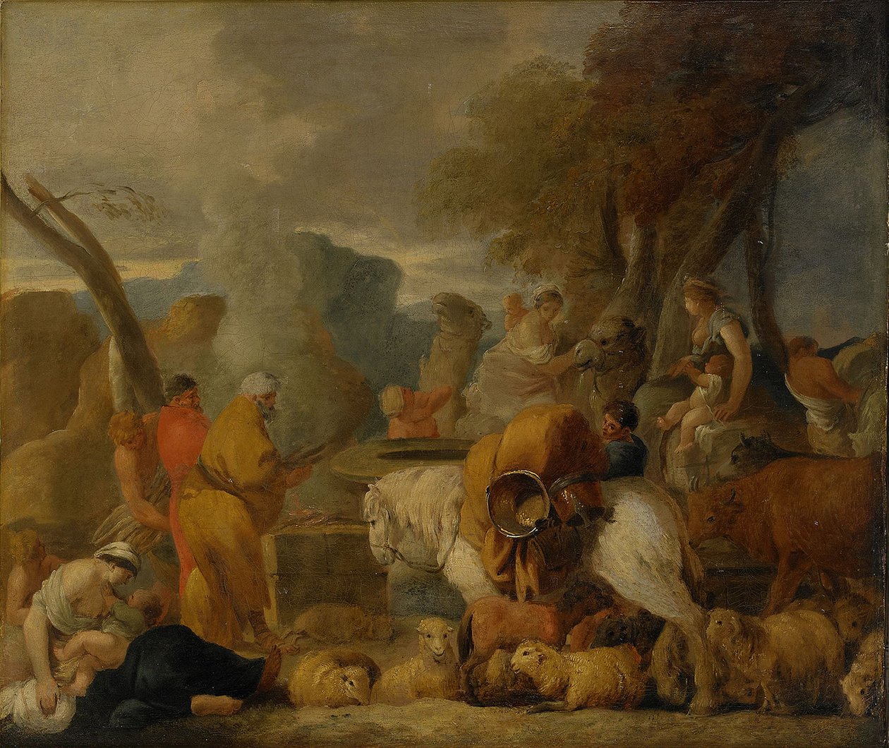 Abraham w Egipcie autorstwa Sébastien Bourdon