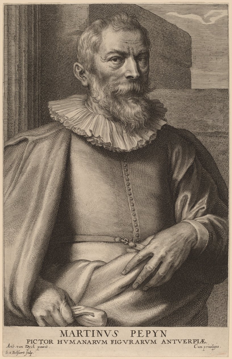 Martin Pepin autorstwa Schelte Adams Bolswert after Sir Anthony van Dyck