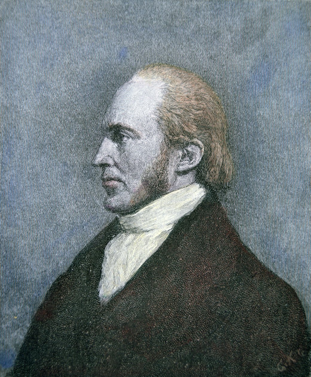 Aaron Burr (1756-1836) (kolorowy grawerunek) autorstwa School American