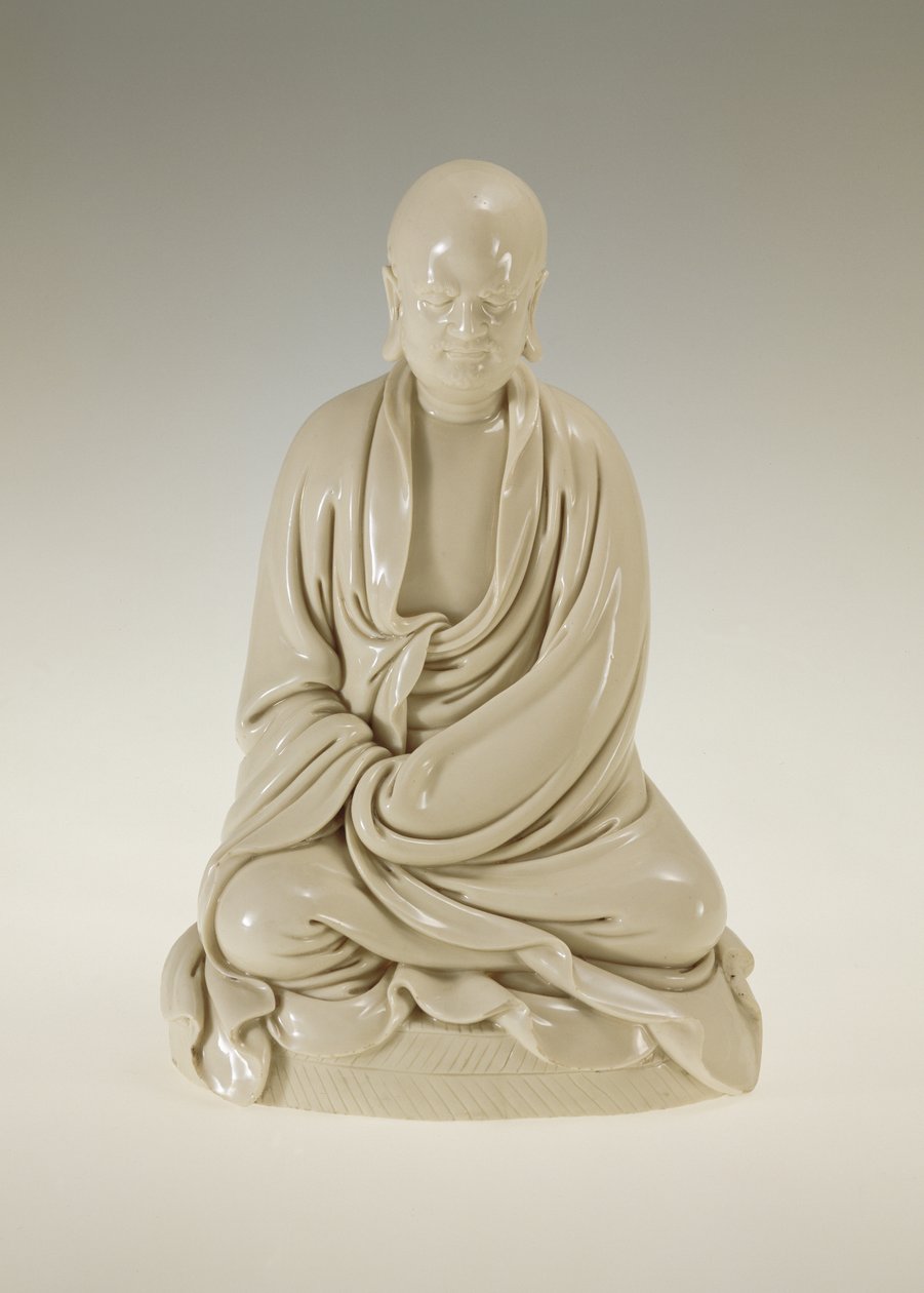 Bodhidharma (Damo), dynastia Ming (1-6) (porcelana) autorstwa School Chinese