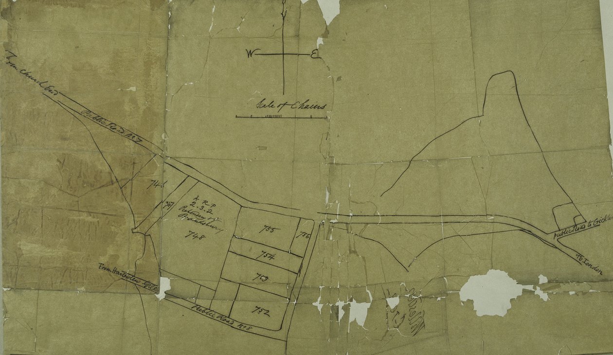 Mapa Willesden, Londyn (lito) autorstwa School English