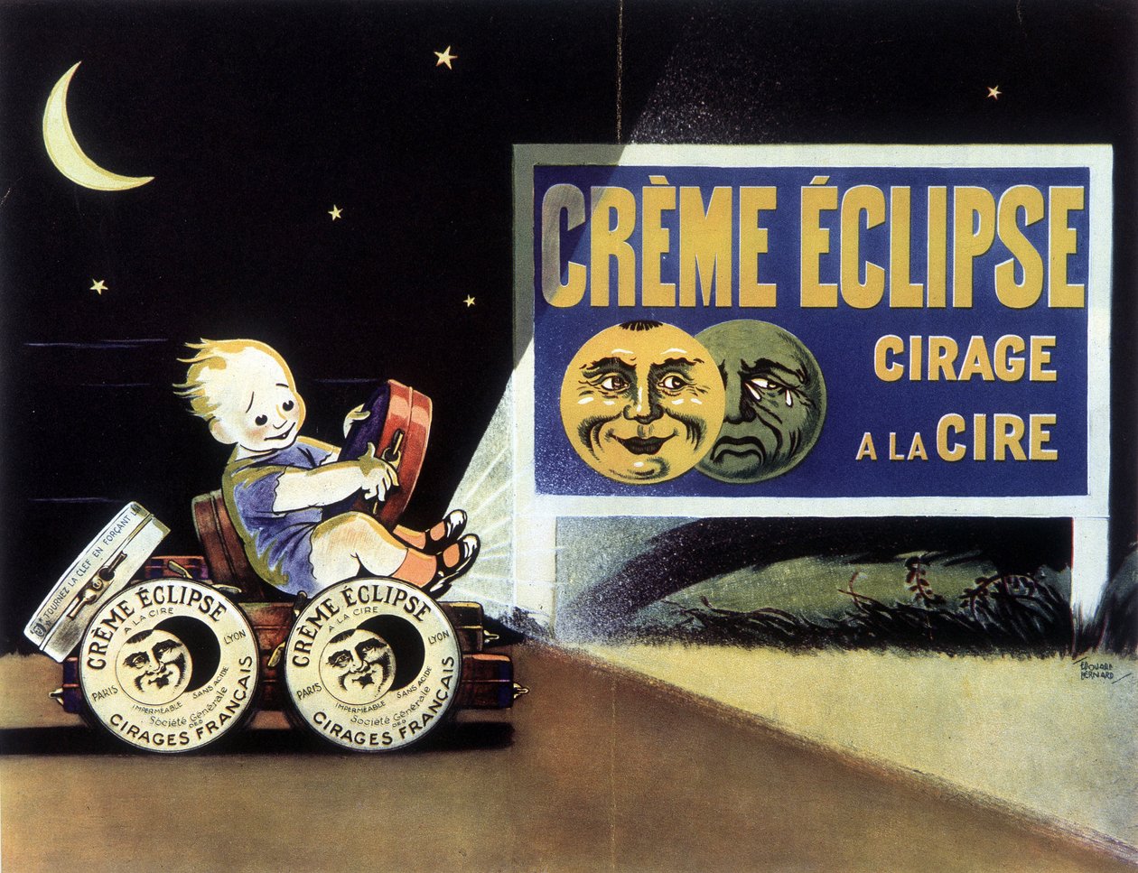 Reklama wosku do polerowania „”Eclipse Creme”” autorstwa School French