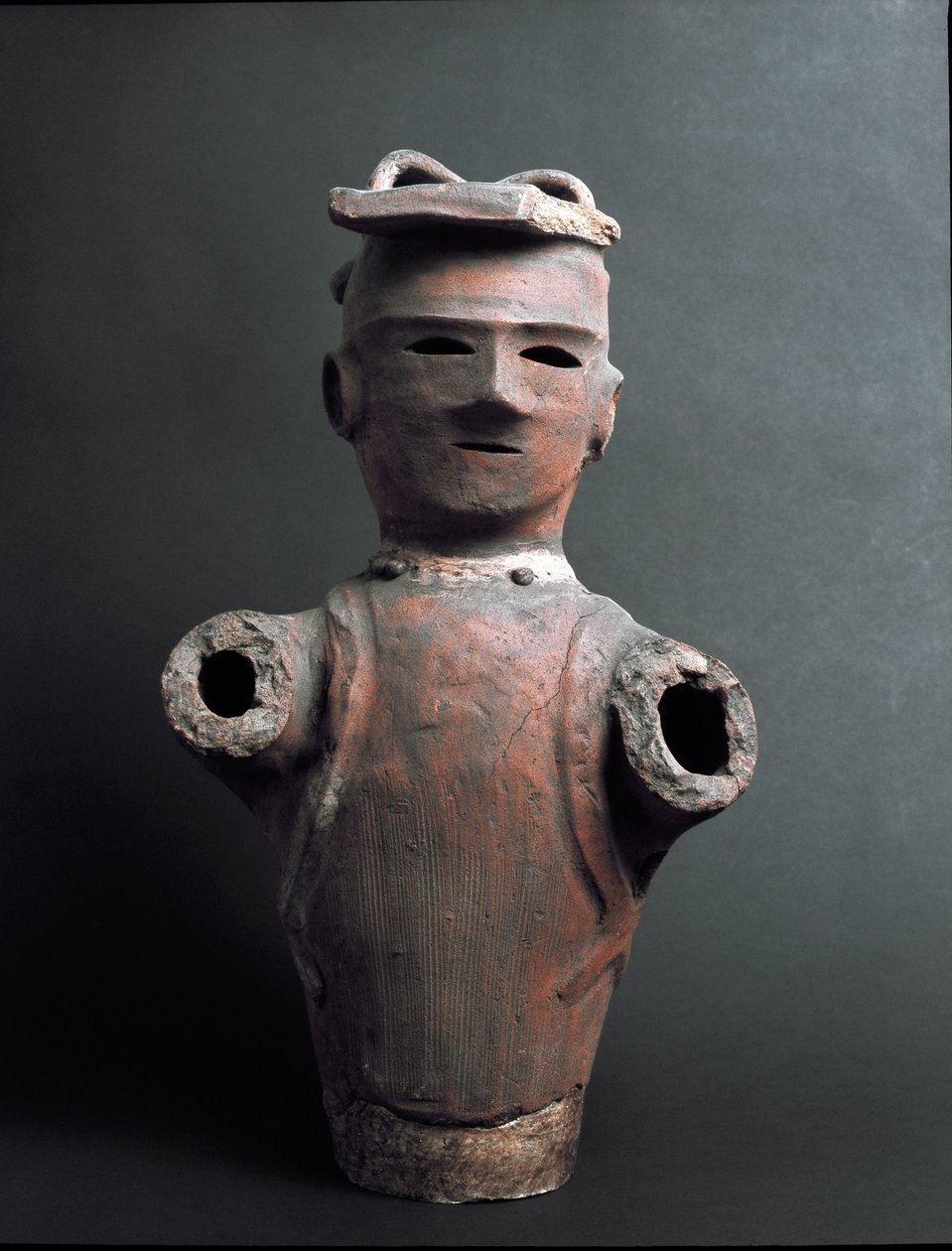 Nagrobna rzeźba z terakoty (haniwa), okres Kofun (250-538) autorstwa Japanese School