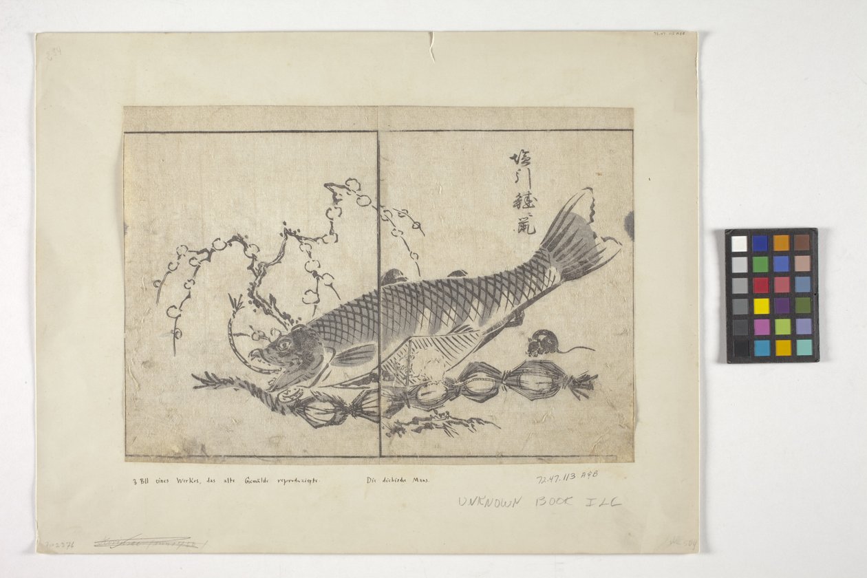 Bez tytułu (drzeworyt kolorowy) autorstwa School Japanese