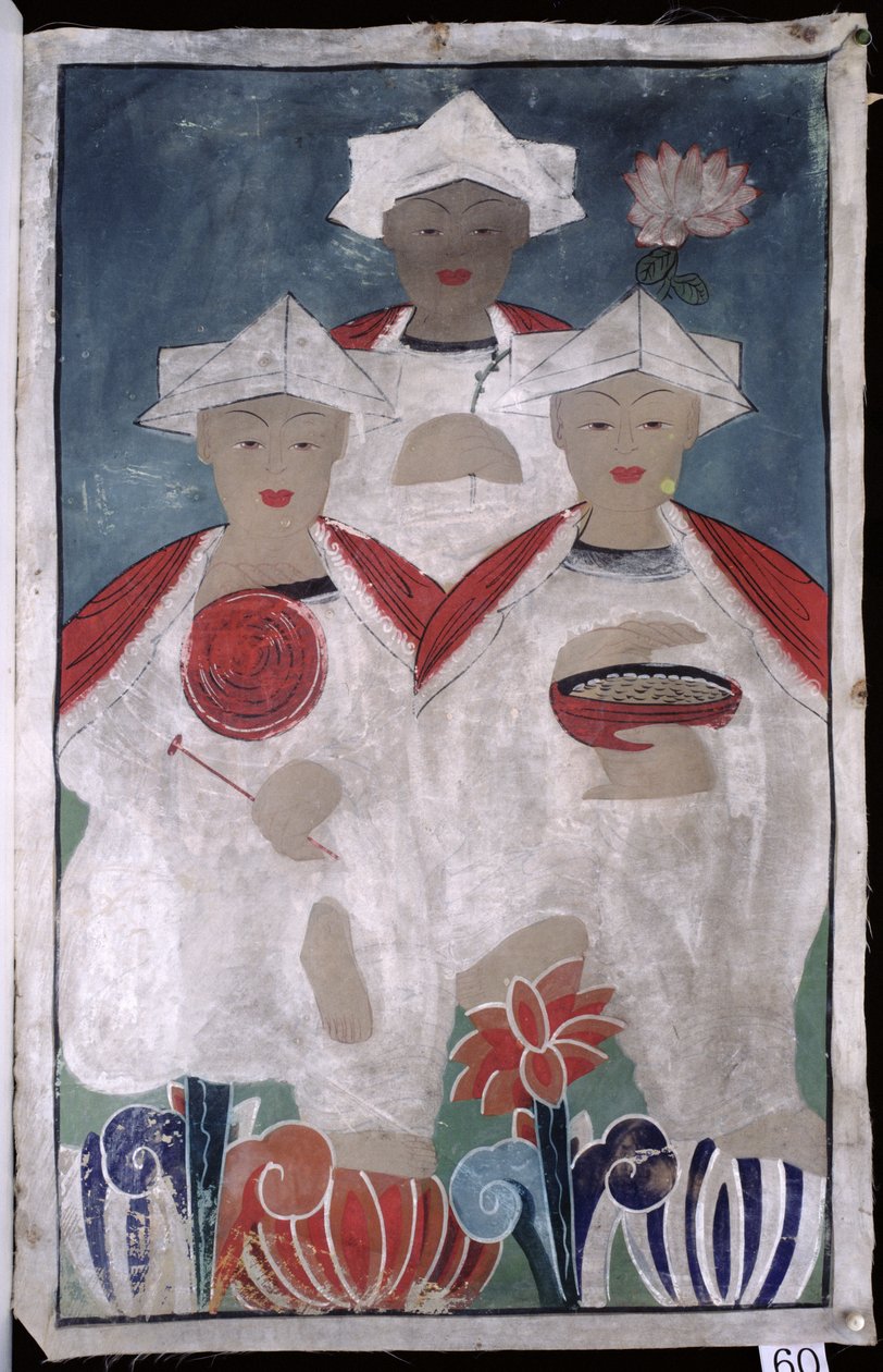 Simbul Jeseok (naturalny pigment na jedwabiu) autorstwa School Korean