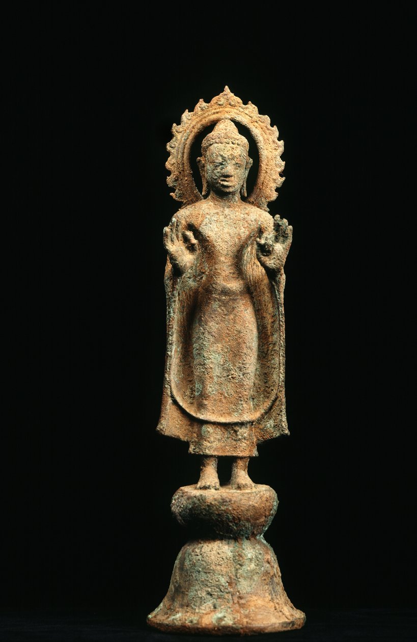 Budda, okres Dwarawaty (Brąz) autorstwa School Thai