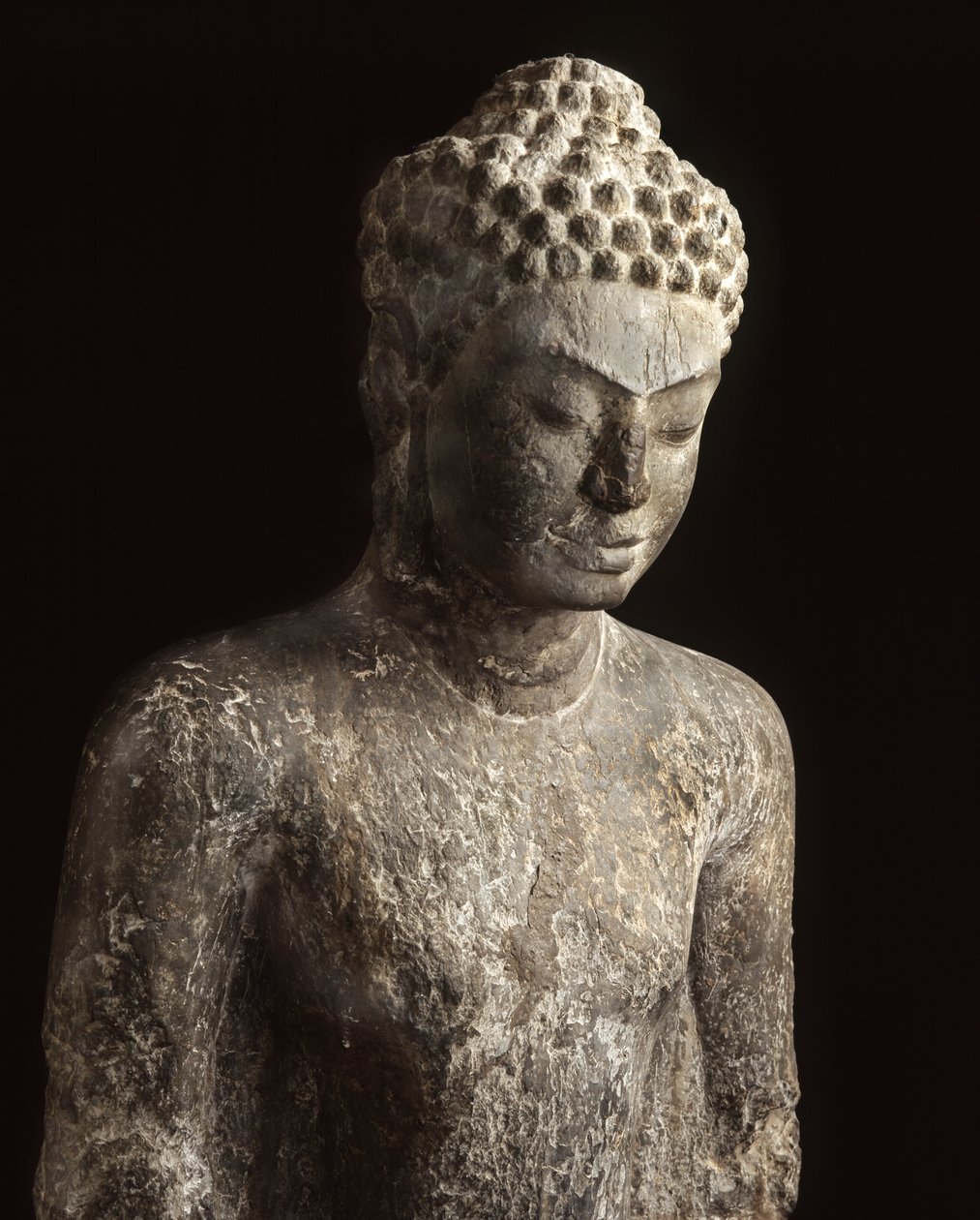 Budda, okres Dwarawaty (Brąz) autorstwa School Thai