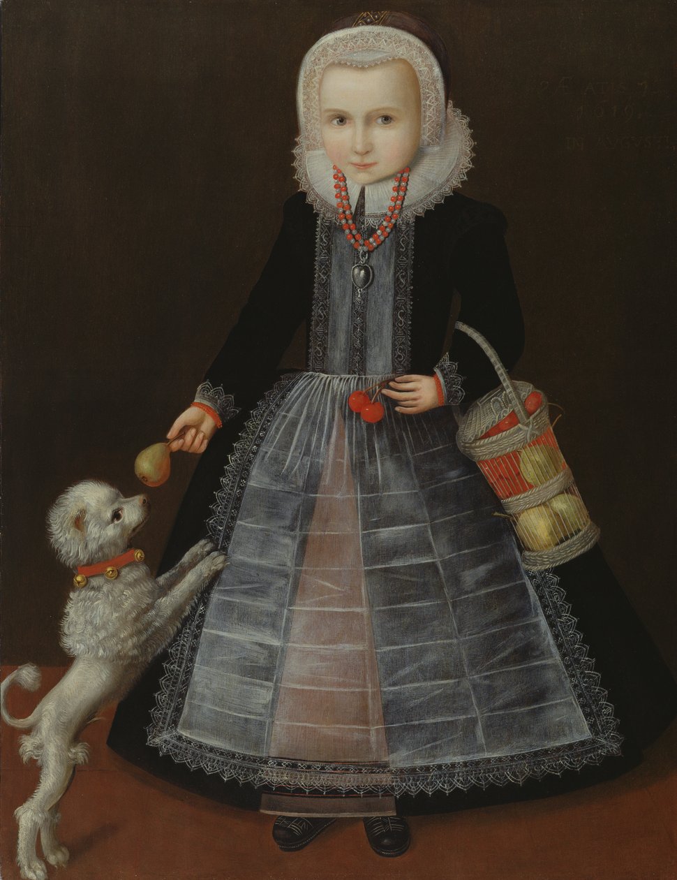 Portret dziewczyny, ok. 1610 autorstwa School of Friesland