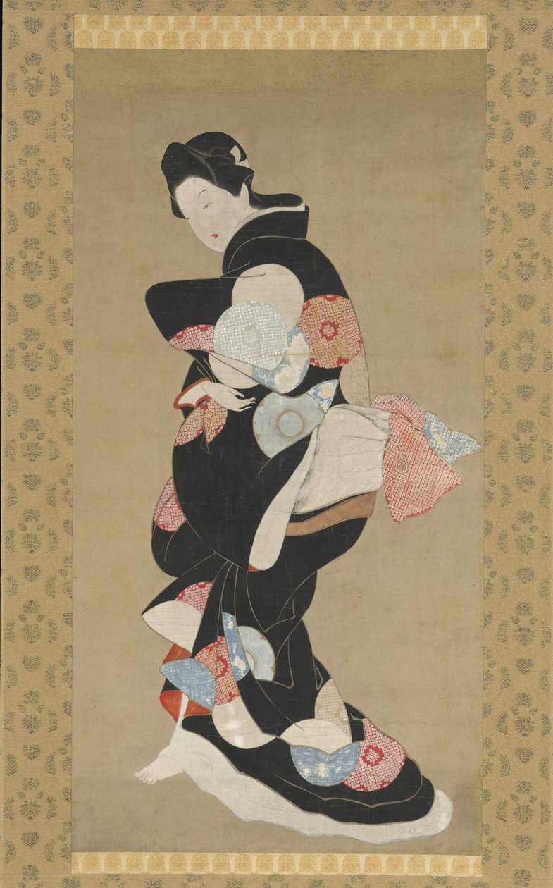 Tancerz. autorstwa School of Hishikawa Moronobu