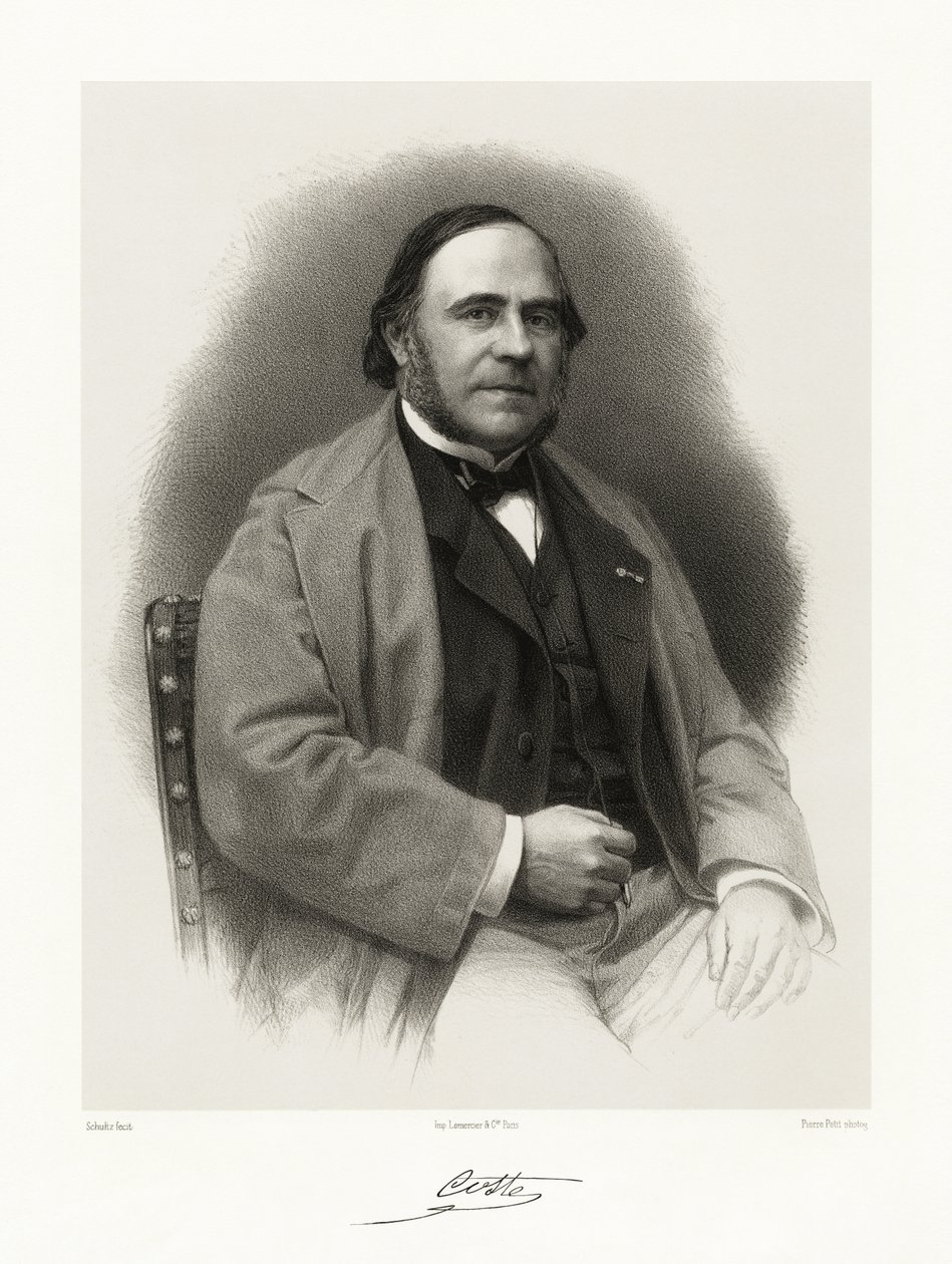 Jacques Marie Cyprien Victor Coste, 1865-66 autorstwa Schultz