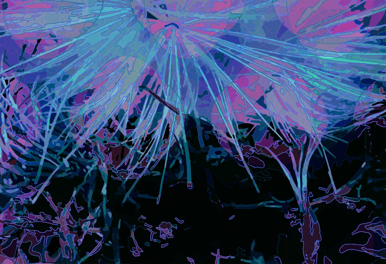 Karczoch_abst_horz1 (cyfrowy) autorstwa Scott J. Davis
