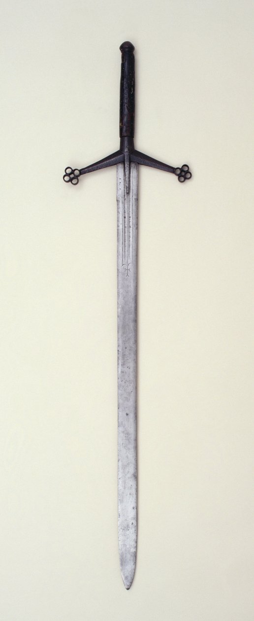 Claymore, ok. 1500-30 (stal) autorstwa Scottish School