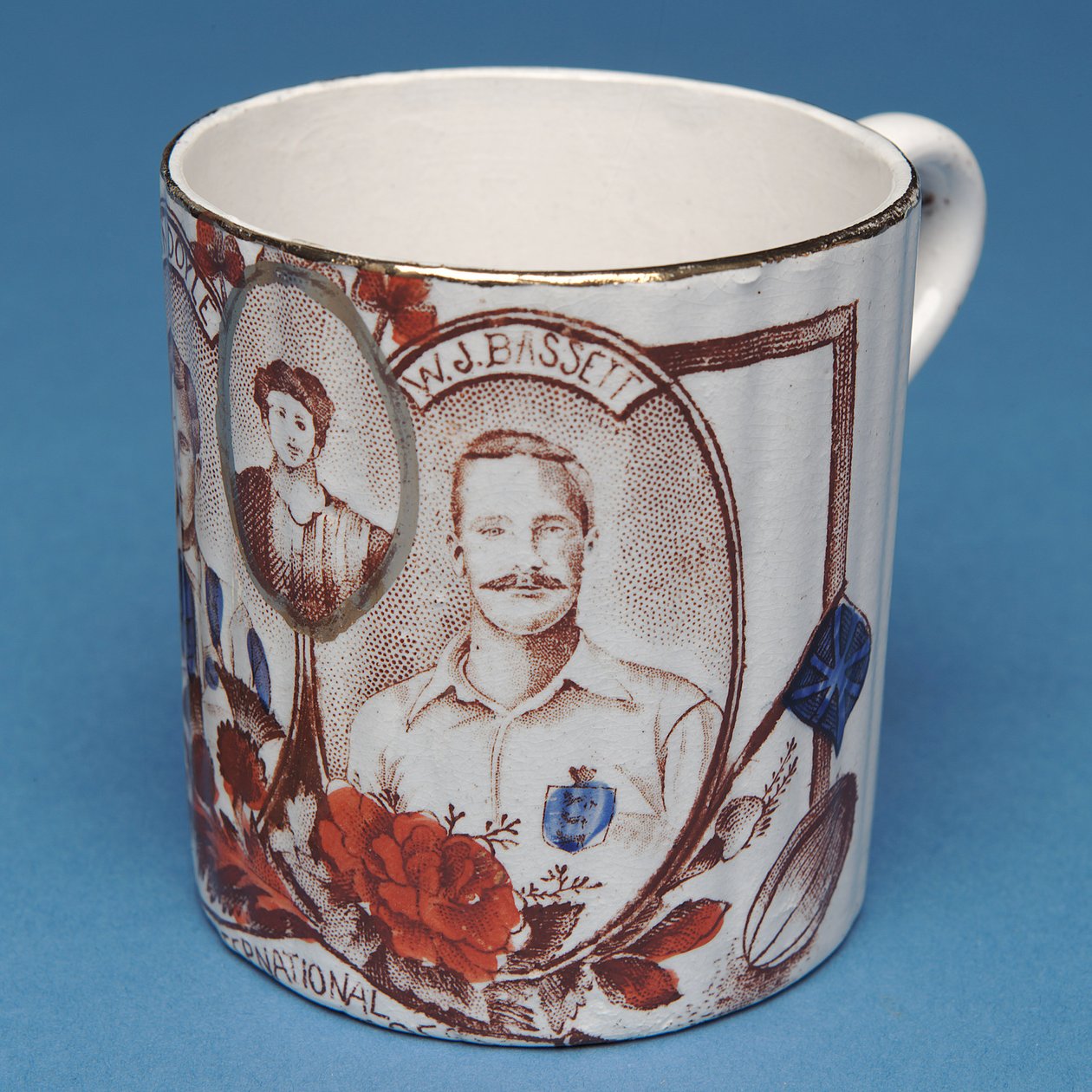 Kubek pamiątkowy Anglia przeciwko Szkocji (ceramiczny) autorstwa Scottish School