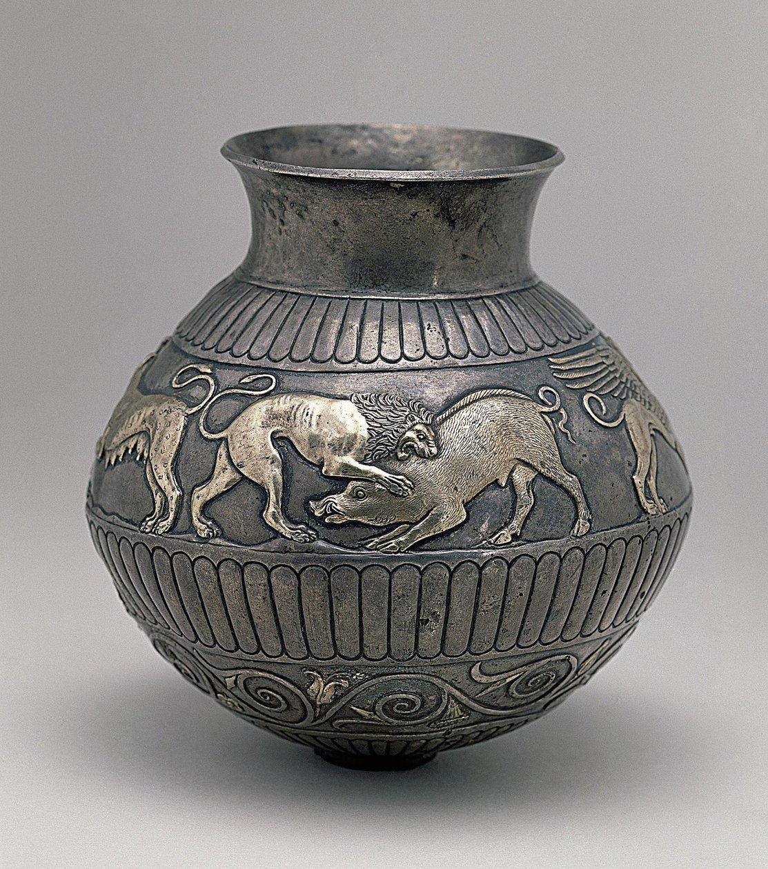 Statek, Kul-Oba Kurgan (srebrny) autorstwa Scythian