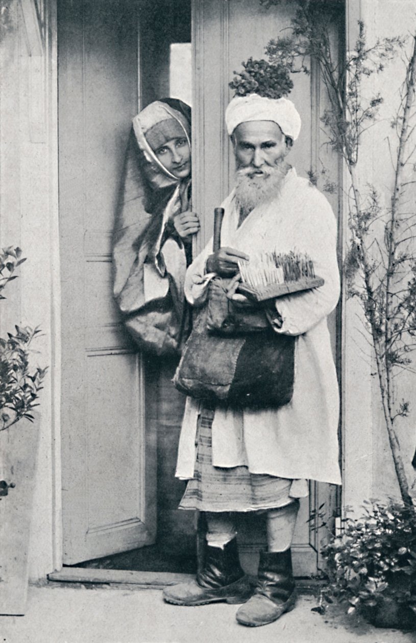 Turecki handlarz, 1912 autorstwa Sebah