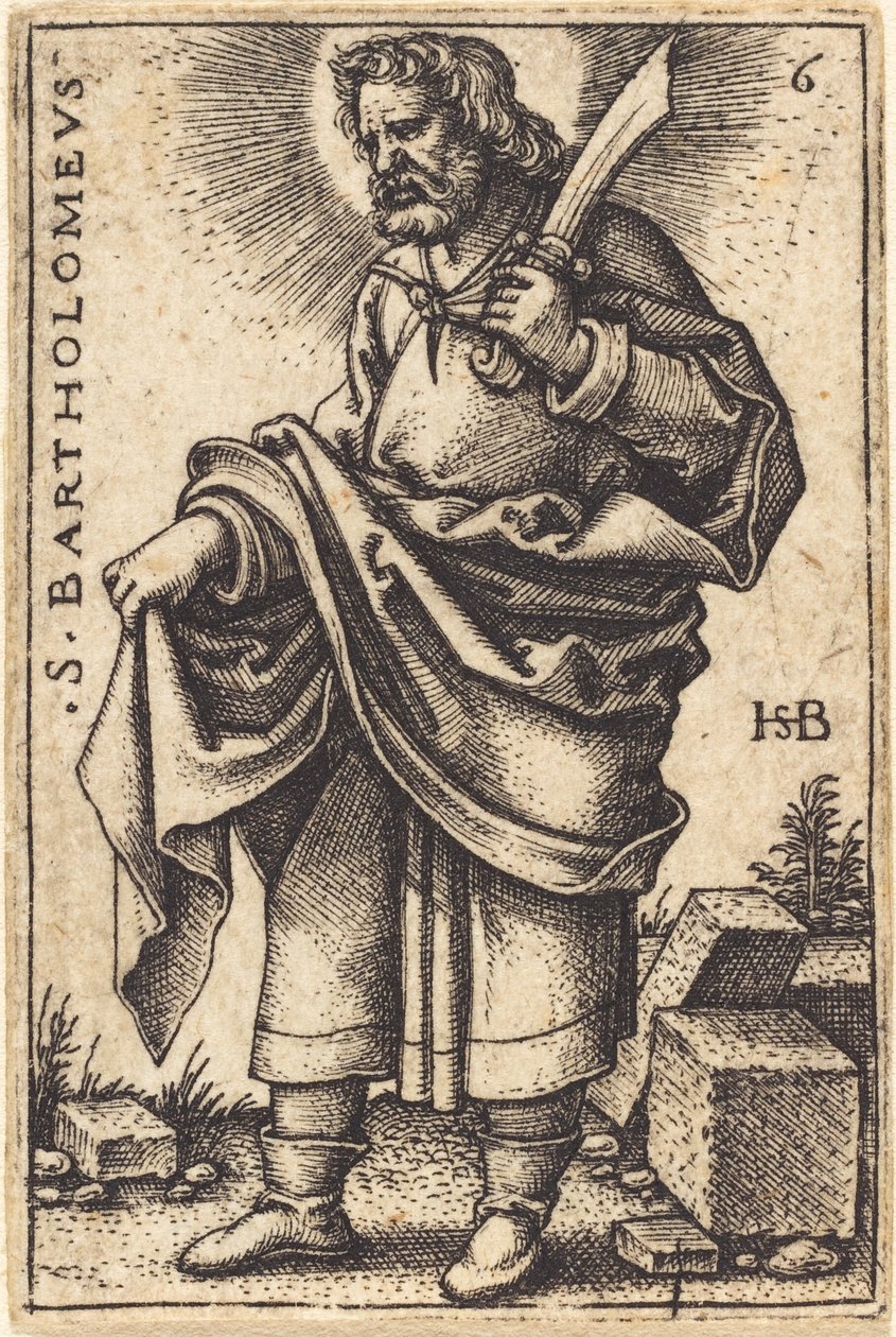 Bartłomiej autorstwa Sebald Beham
