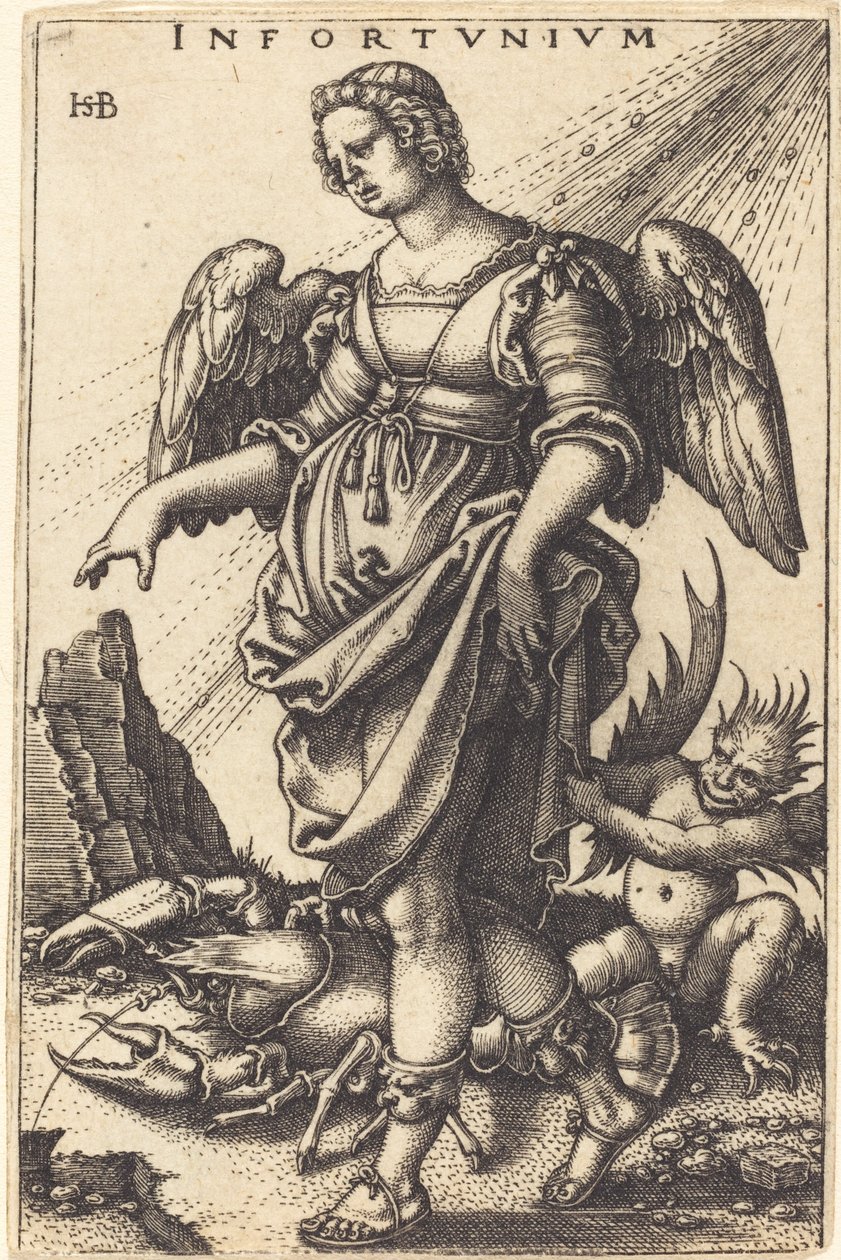 Nieszczęście autorstwa Sebald Beham