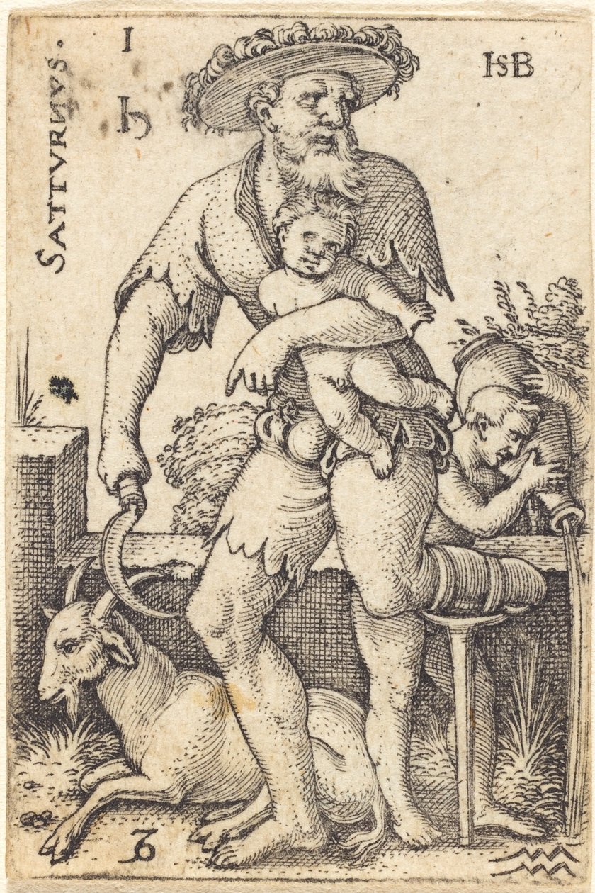 Saturn autorstwa Sebald Beham