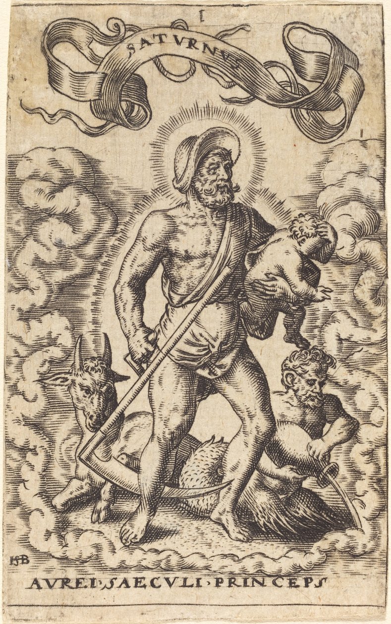 Saturn autorstwa Sebald Beham