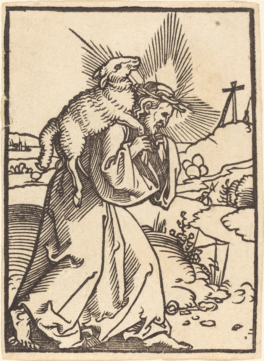 Dobry Pasterz autorstwa Sebald Beham