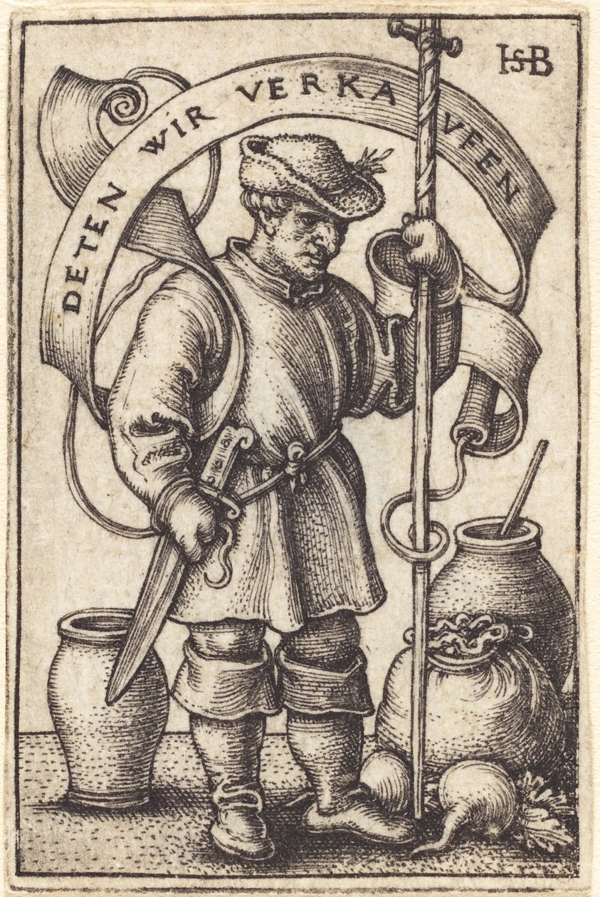 Chłop targowy autorstwa Sebald Beham