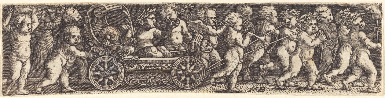 Triumfalna procesja dzieci autorstwa Sebald Beham