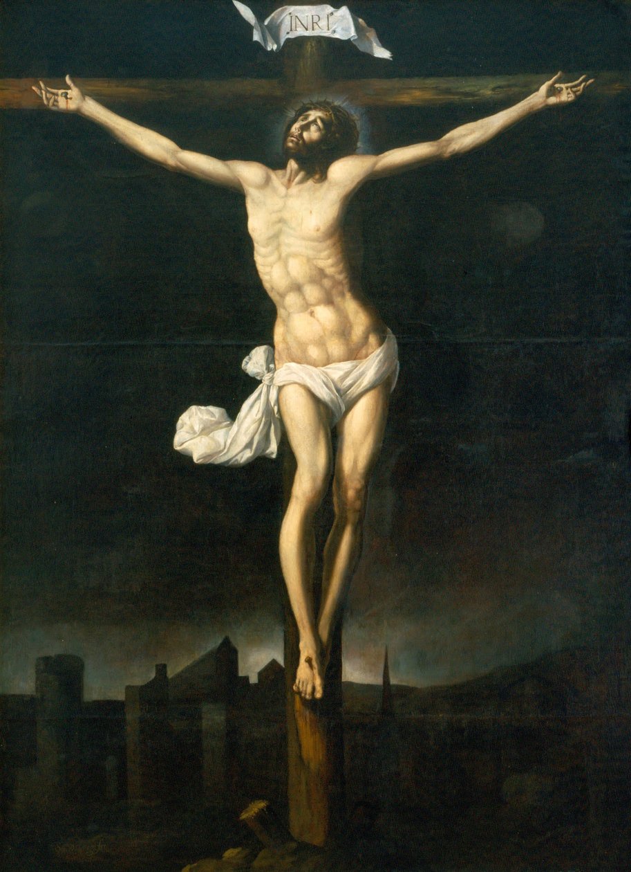 Chrystus na krzyżu autorstwa Sebastian Lopez de Arteaga