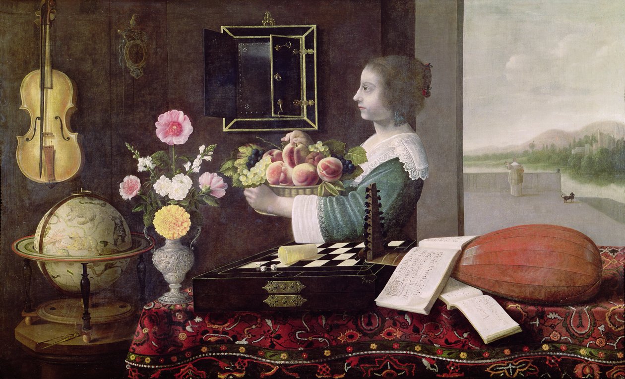 Pięć zmysłów, czyli lato, 1633 autorstwa Sebastian Stoskopff