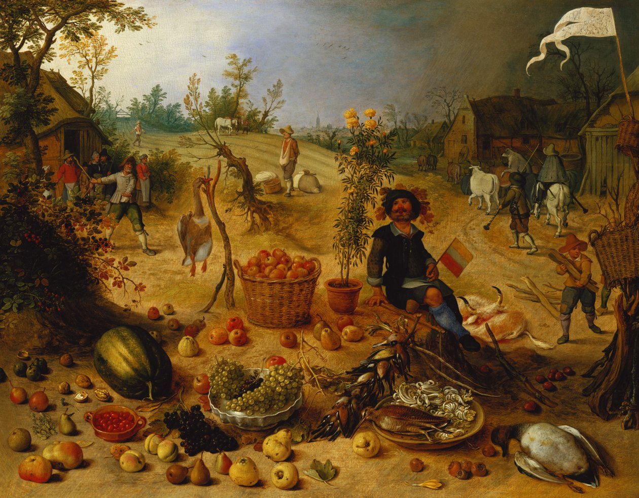 Alegoria jesieni autorstwa Sebastian Vrancx