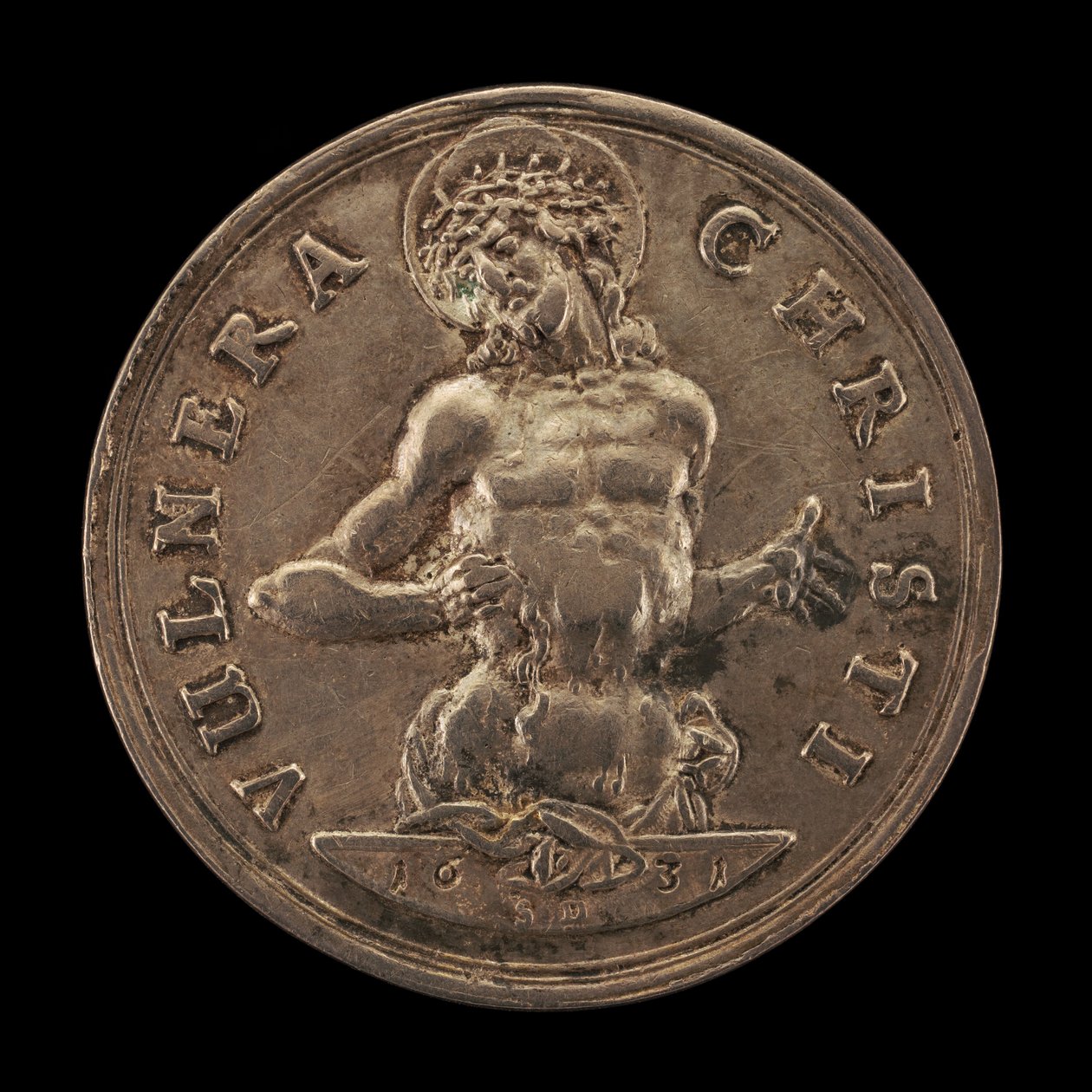 Mąż boleści [awers], 1631. autorstwa Sebastian Dadler