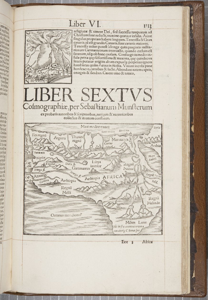 Kosmografia, kol. 1113, 1544 autorstwa Sebastian Munster