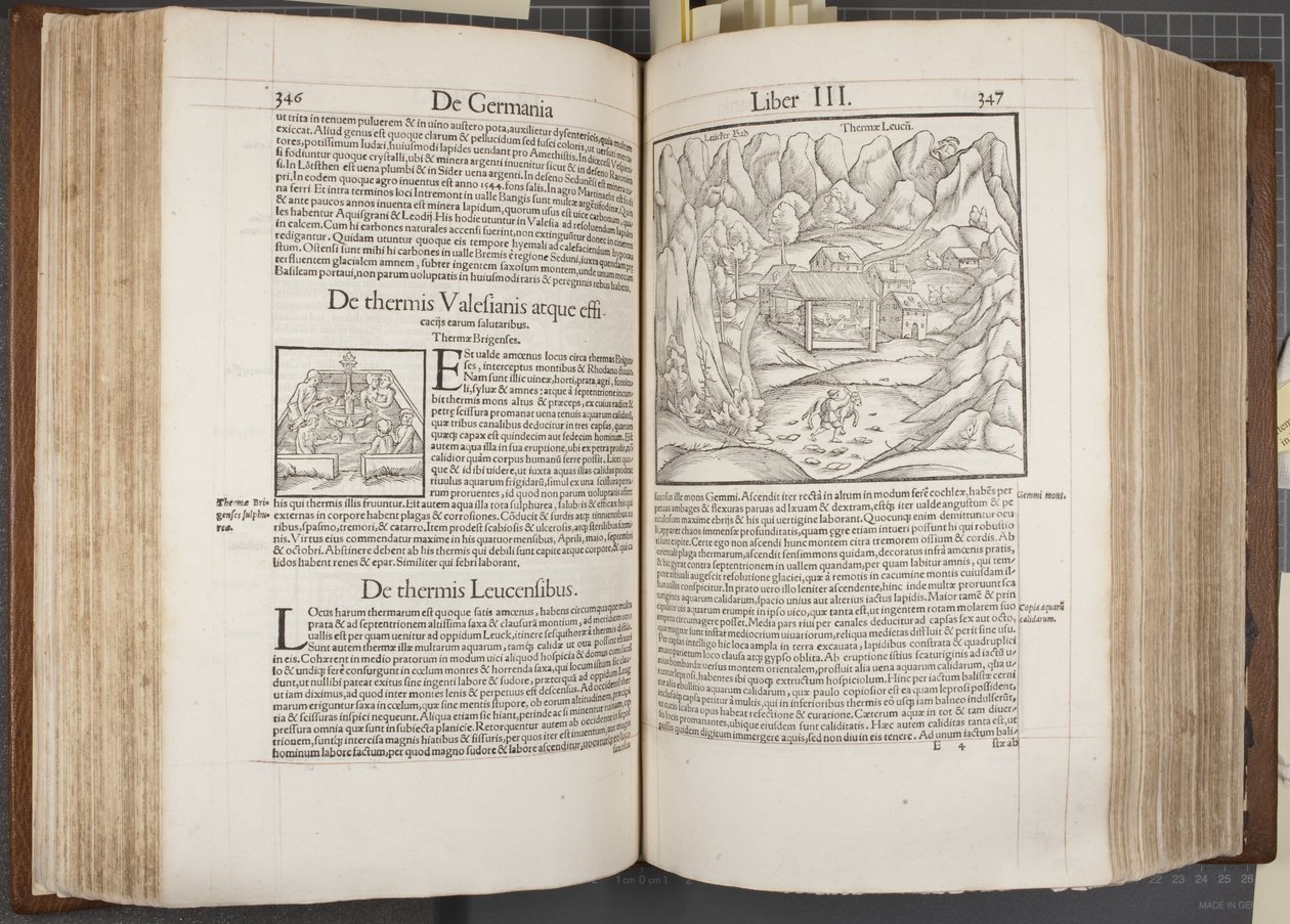 Kosmografia, Fol 346-347, 1544 autorstwa Sebastian Munster