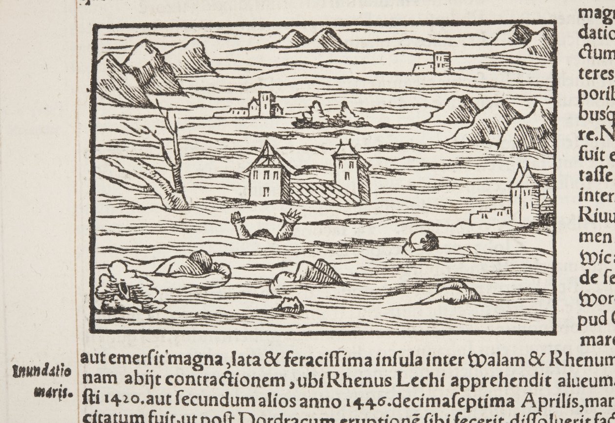 Kosmografia, fragment Fol 516 autorstwa Sebastian Munster