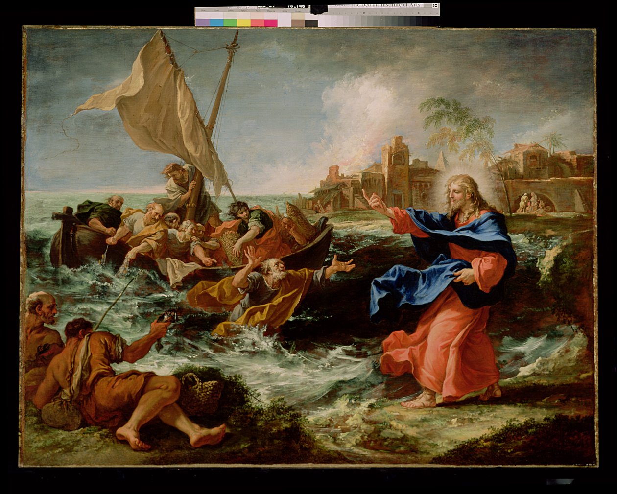 Chrystus nad Morzem Galilejskim, 1695-97 autorstwa Sebastiano Ricci