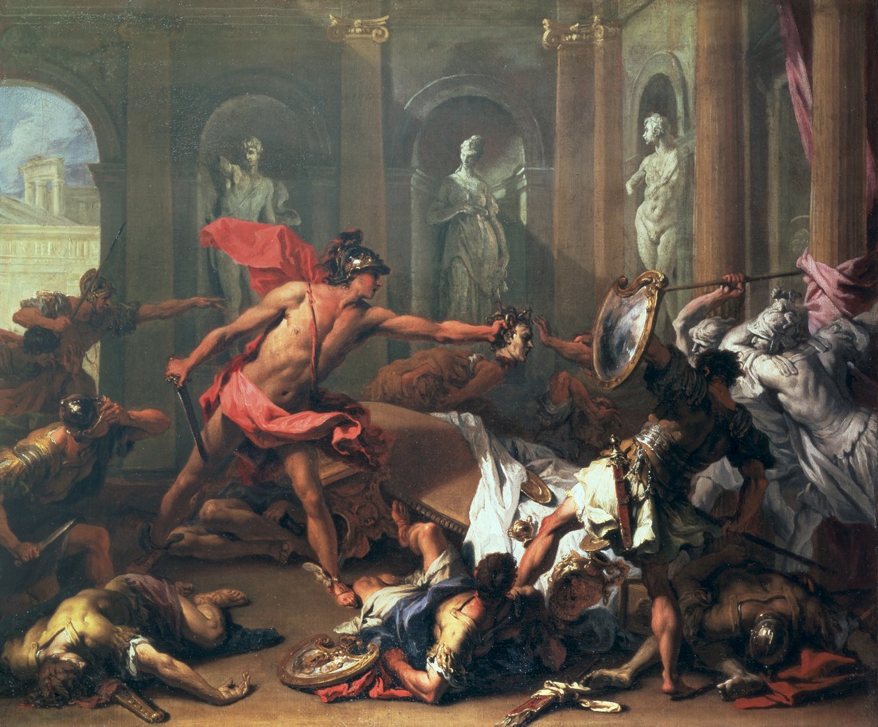 Perseusz i Meduza autorstwa Sebastiano Ricci