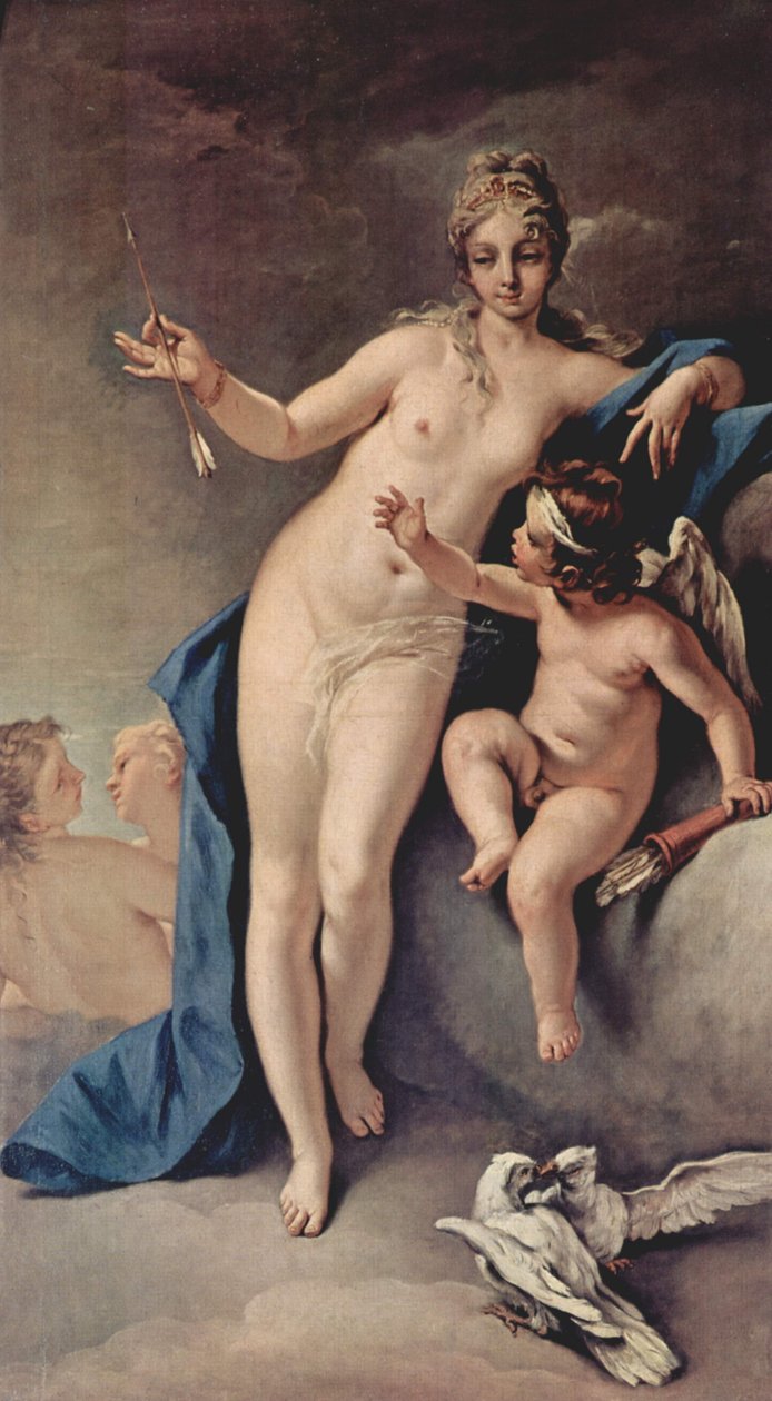 Wenus i Kupidyn autorstwa Sebastiano Ricci