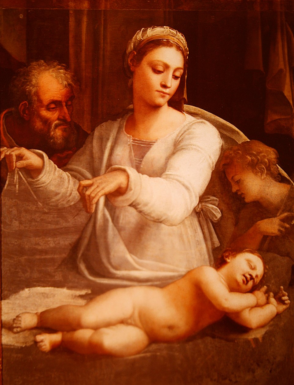 Madonna z zasłony, ok. 1533-35 autorstwa Sebastiano del Piombo