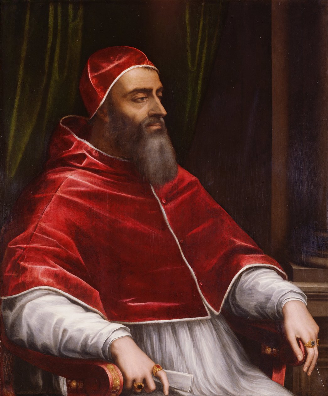 Papież Klemens VII autorstwa Sebastiano del Piombo