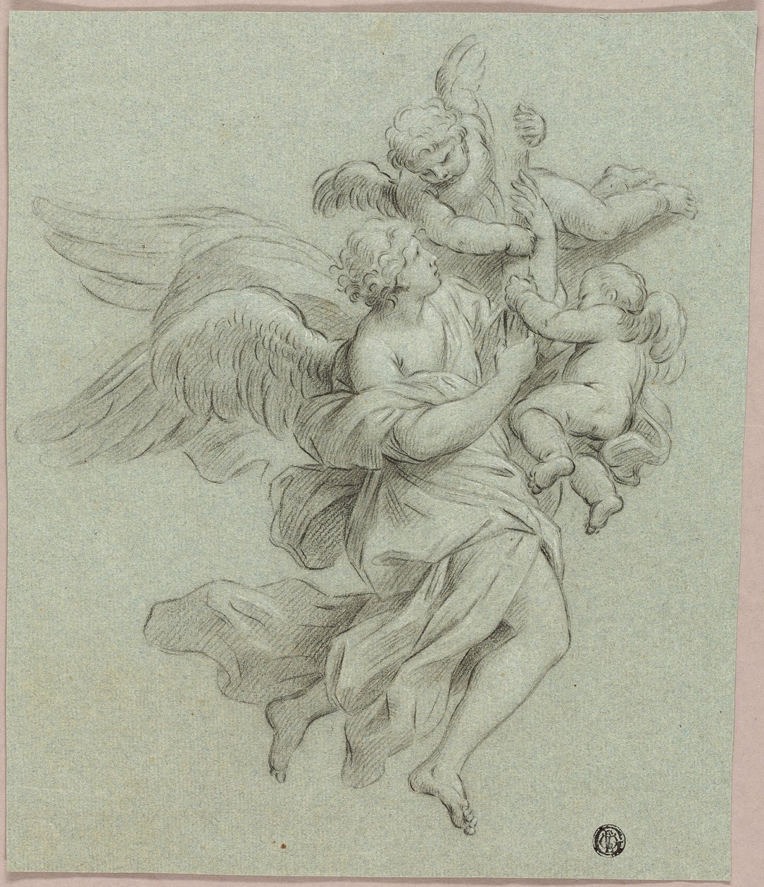 Anioł z Putti autorstwa Sebastiano Conca
