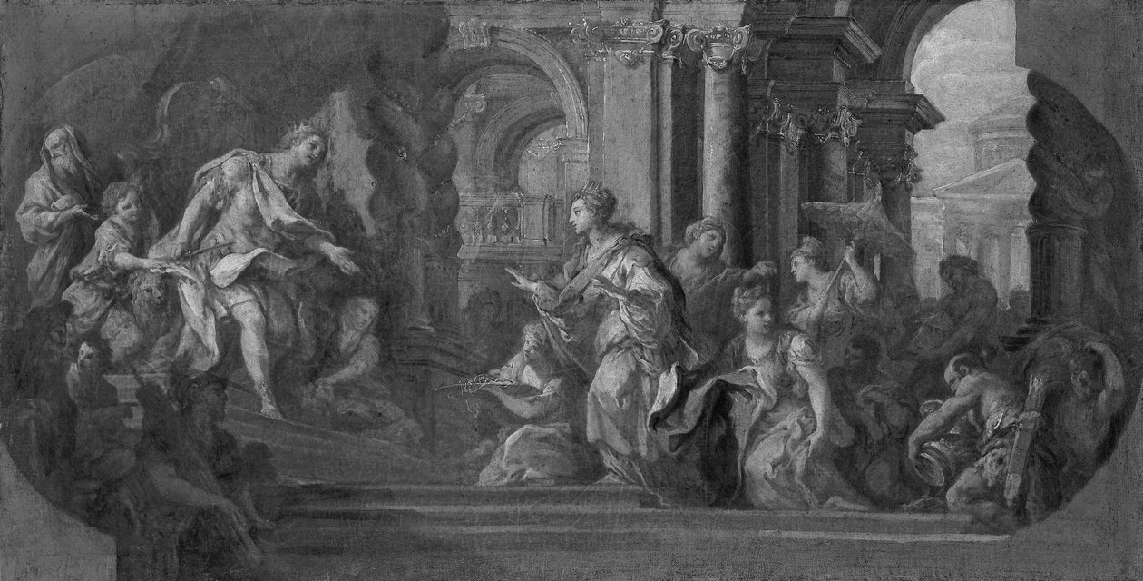 Salomon i królowa Saby autorstwa Sebastiano Conca